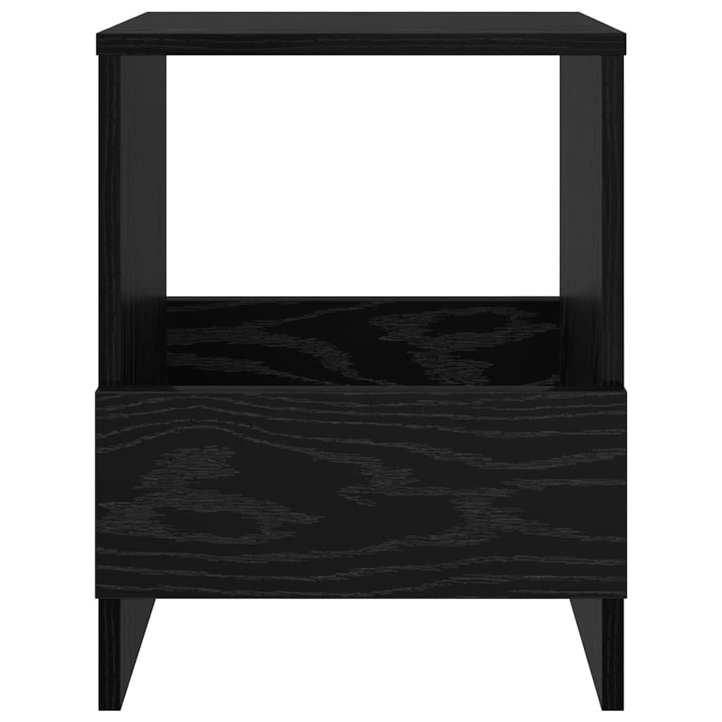 Scaffale portariviste nero effetto quercia in legno, 35 x 30 x 45 cm, con portariviste e cestino per giornali, per soggiorno, ufficio, angolo lettura, in piedi per riporre e organizzare