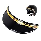 Helm-Sonnenschutz – Motorrad-Hut-Visier/Schild, Motorrad-Hut-Visier-Schutz – 3-Clip-Design, Helm-Sonnenblende, Helm-Schutz, Vintage-Stil, Helmzubehör Für Motocross-Helme – Motorrad-Hut-Visier-Schutz