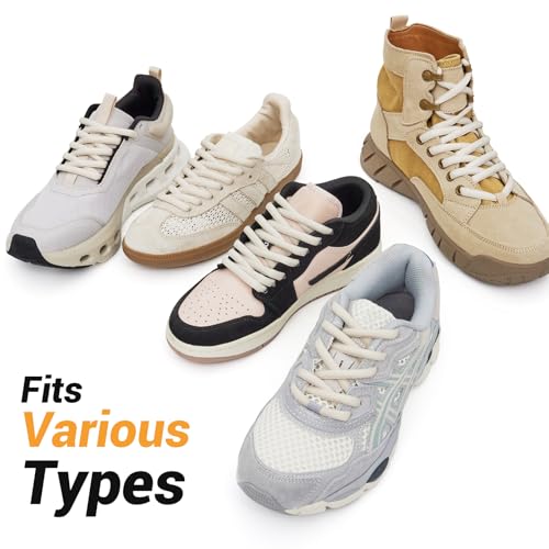 Image of Handshop 1 /4 inch Oval Athletic Shoelaces 24 inch-72 inch in 22 Colors Half Round Shoe Laces