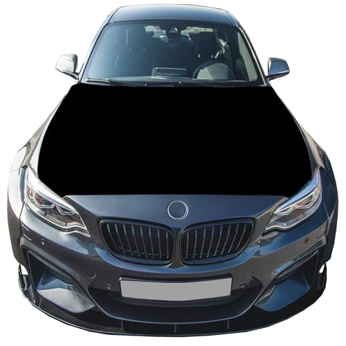 Black Fabric Hood Cover for Car Hood Cover-4X5Ft