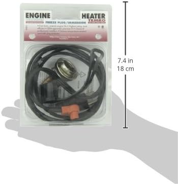 Miniatura 4 de Zerostart 3100025 Calentador de bloque de motor de enchufe de congelación para Kubota, diámetro de 1.378 in  Aprobado por CSA  120 voltios  400