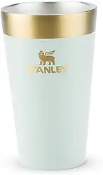 Stanley - Copo de cerveja isolado, copo empilhável Stay Chill de 473 ml, para bebidas quentes ou frias, Gilded Celadon