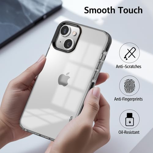 Image of KARWAN Back Cover|iPhone 15 Back Cover |Polycarbonate Material| Full Camera Protection |Perfectly Fit| Case for iPhone 15 - Transparent