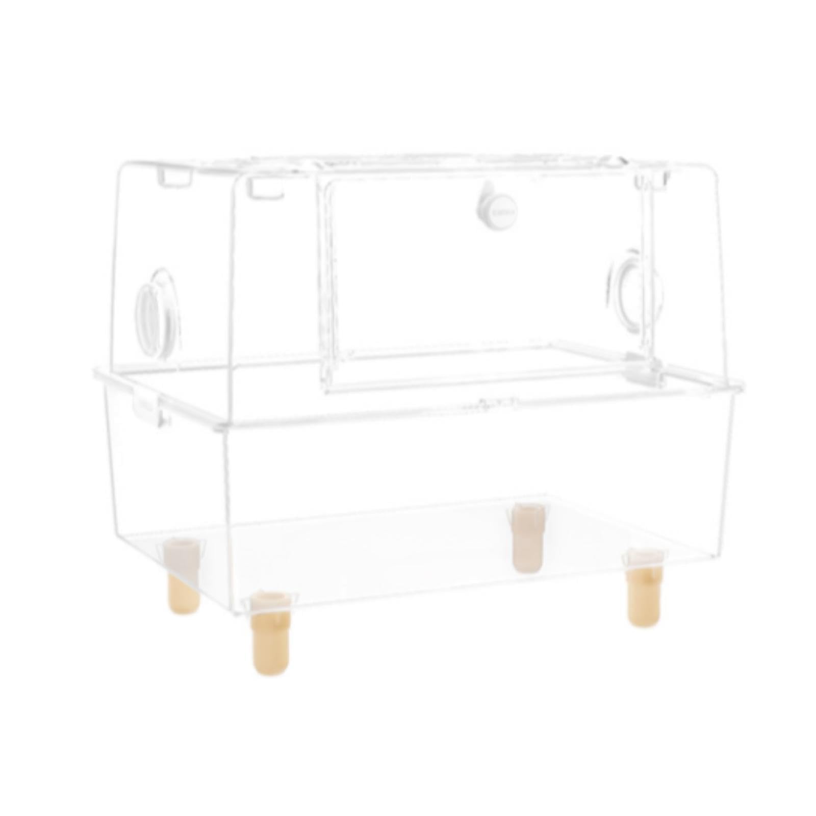 Homyl Jaula Transparente para Hámster, Hábitat Transparente para Hámster, Erizo, Jerbos Y