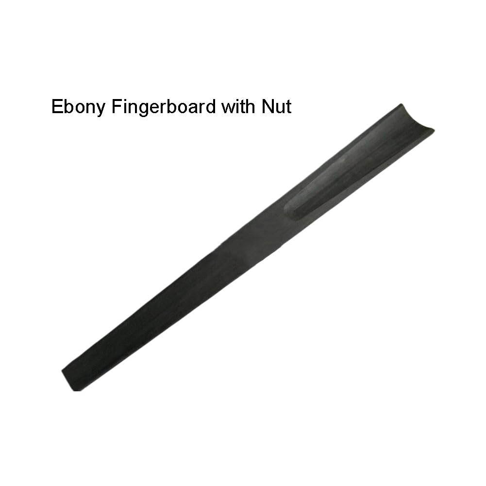 3/4 4/4 Kontrabass, Griffbrett aus ungefärbtem Ebenholz, DIY-Zubehör für Saiteninstrumente mit Sattel(4/4)