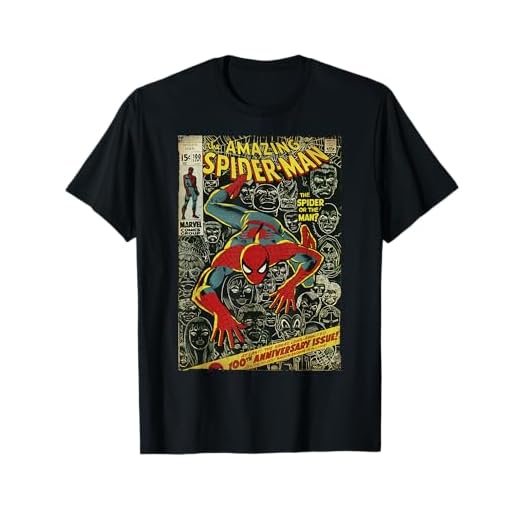 Marvel Spider-Man Comic Book Anniversary Camiseta