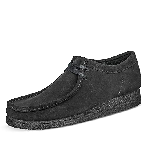 Clarks Originals Wallabee, zapatos de cordones para adulto en ante negro talla 46