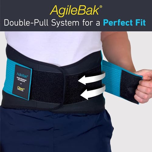 Clever Yellow Premium Back Support Belt, Back Brace, Lumbar Support Belt, Lower Back Support for Men and Women, Back Braces for Lower Back Pain (XL)