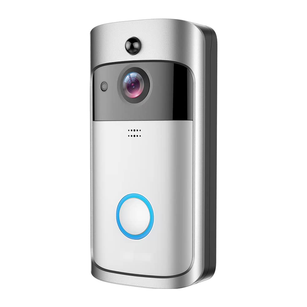 Campanello Video WiFi Smart citofono Wireless videocitofono bidirezionale Controllo remoto Tramite App Comunicazione a 2 Vie Visione Notturna PIR 720P con rilevamento Movimento