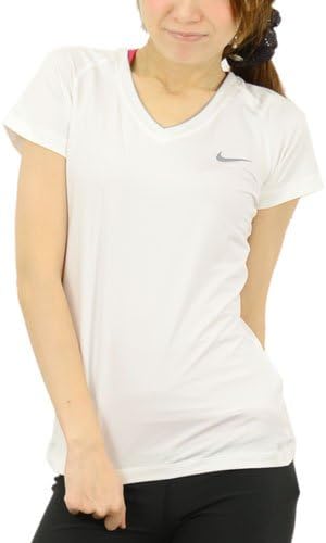Amazon Nike ナイキ 半袖 Tシャツ Dri Fit レディース ホワイト クールグレー 100 Mサイズ アクティブシャツ Tシャツ 通販