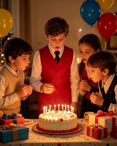 Image of Kids Vest for Boys Formal Suit Vests