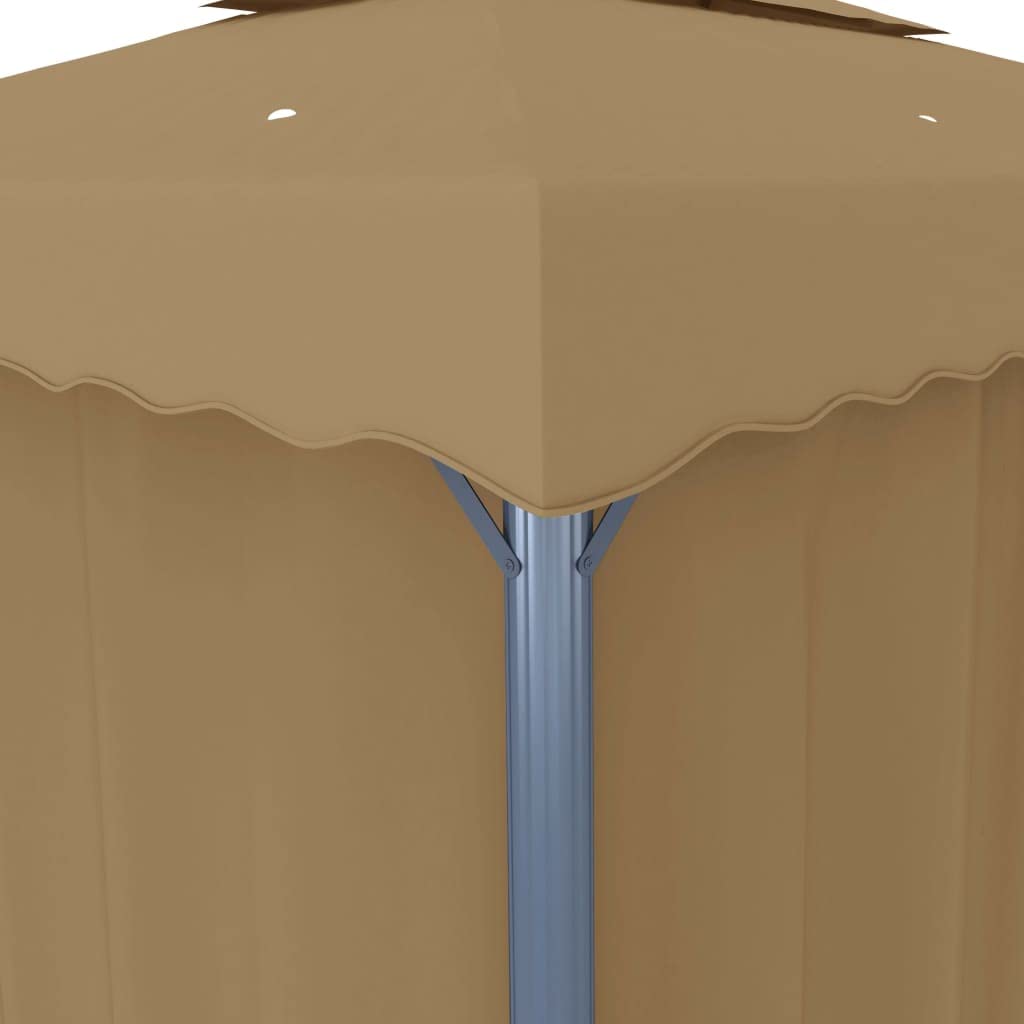 Altana Ogrodowa 4x3 m Taupe Aluminium