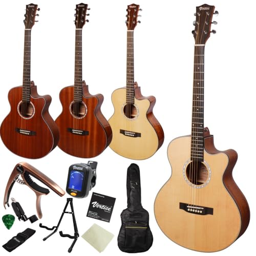 色々セット付き アコースティックギター Amazon | CAHAYA アコースティックギター 初心者セット 38インチ 11点
