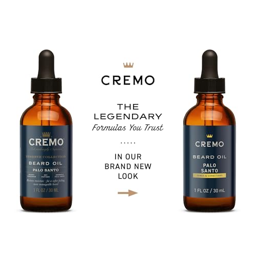 Cremo-Beard-Oil-Palo-Santo-Reserve-Collection-1-fl-oz-Restore-Natural-Moisture-and-Soften-Your-Beard-To-Help-Relieve-Beard-Itch Cremo Beard Oil Palo Santo Reserve Collection 1 fl oz Restore Natural Moisture and Soften Your Beard To Help Relieve Beard Itch