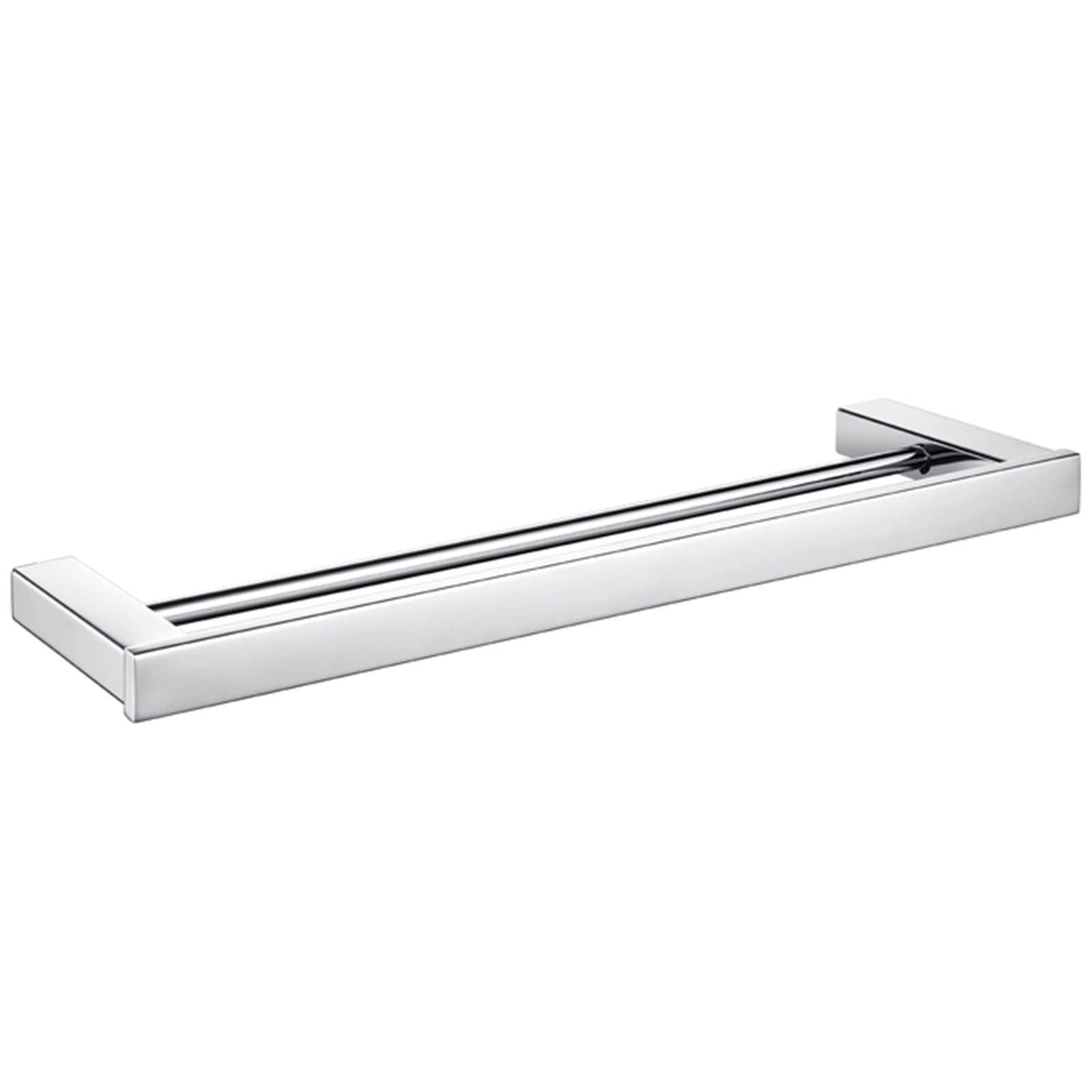 Soporte de toalla de mano de baño, barra de riel de toalla montada en la pared, rejilla de toallas de acero inoxidable SUS 304 para ropa de hardware y plato de cocina, 50 cm-70 cm, tornillos de