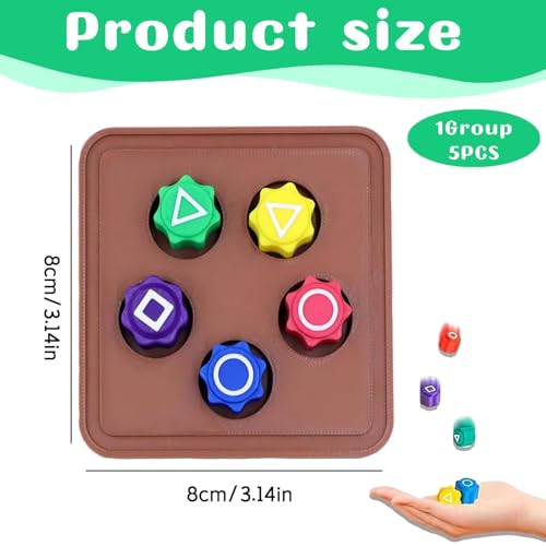 YEWCEP Gonggi Korea Game, Gonggi Traditionelles Koreanisches Spielspiel, Korea Gongi-Stein-Set, Handspiel Mit Bunt Steinchen für Koordinationstraining（Mit Box）