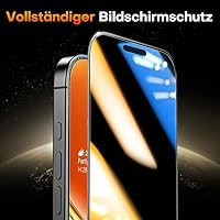 TOCOL für iPhone 17 für Panzerglas Sichtschutz, Einfache Montage – Ansicht 8