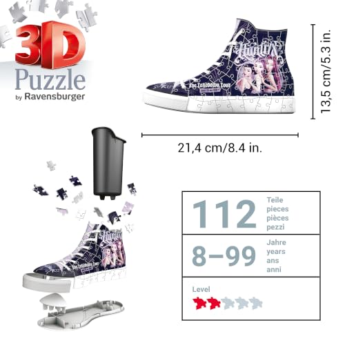 Ravensburger Sneaker K-Pop Demon Hunters Puzzle 3D 108 pièces dès 8 Ans