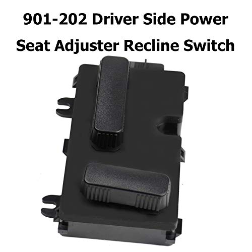901-202 Driver Side Power Seat Adjuster,12450166 Recline Switch for 99-07 Escalade Avalanche Silverado Suburban Tahoe Sierra Yukon Hummer H2