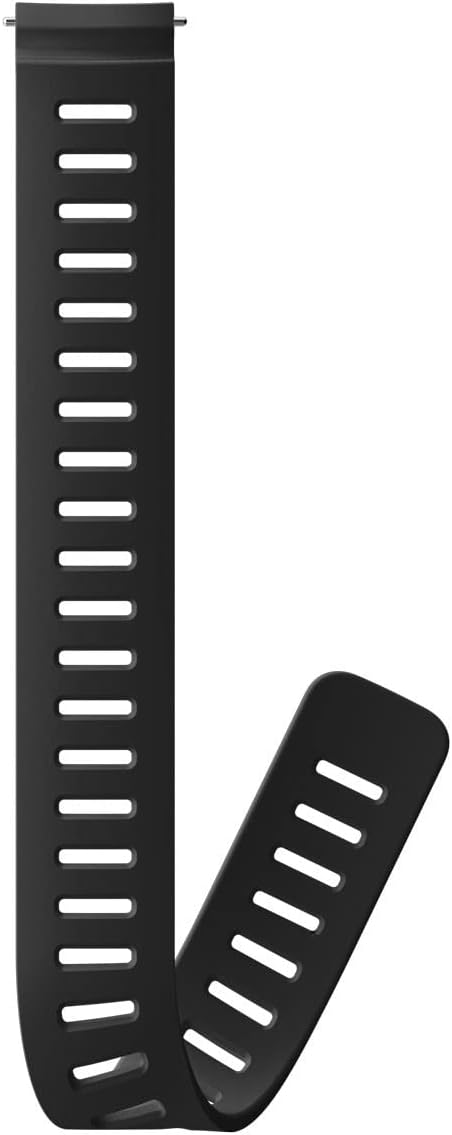 Suunto 24mm Dive 1 Silicone Extension Black Strap