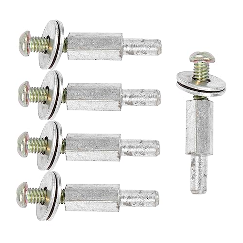 Mikikit Grinding Wheels Extender Shanks 5 Pcs Drill Arbor Adapter 6mm Polishing Wheel Shanks for Buffing Tools