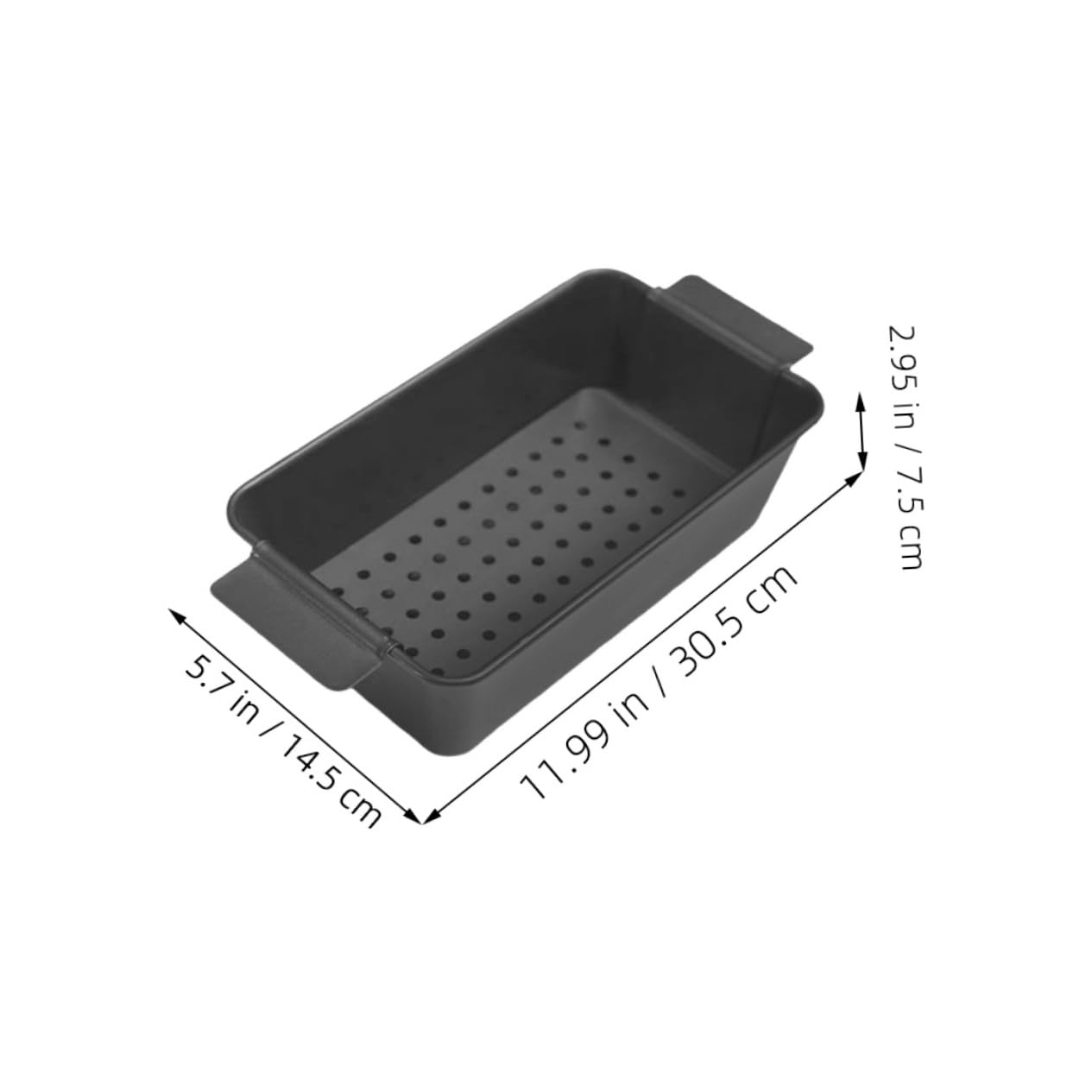 Moldes para Hornear Baguettes Antiadherentes Negros de Acero al Carbono, 2