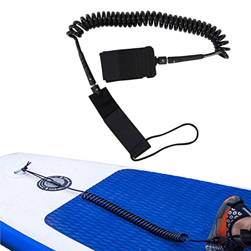 Trela de prancha de stand up paddle,Prancha de Stand Up Paddle Enrolada Leash - Prancha de stand up