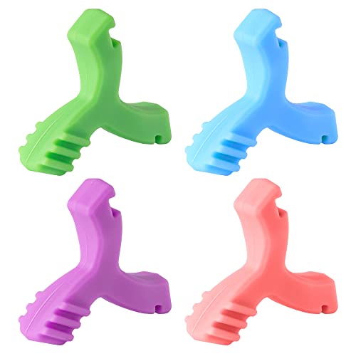 LOVEWEE Aligner Chewies 4 PCS Y-Shaped Orthodontics Aligner Chewies for Trays Seater Invisible Braces Orthodontic Munchies(Blueberry Watermelon Mint Grape)
