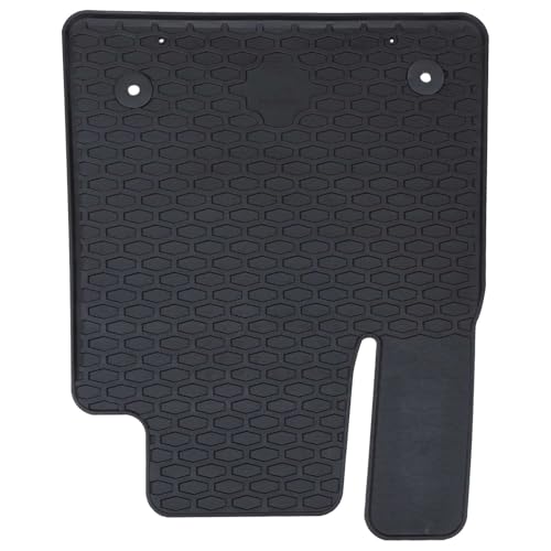 Tapis de sol voiture caoutchouc étanche antidérapant auto noir - 5