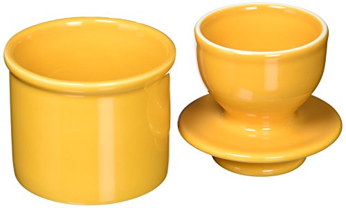 The Original Butter Bell Crock by L. Tremain, Retro & Matte Collection - Golden Yellow