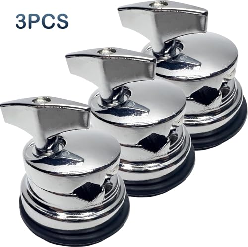 3 Pcs Drum Mount Bracket Zinc Alloy Floor Tom Leg Clamp miniatura 2