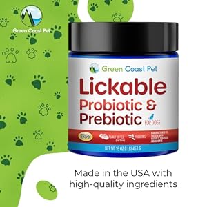 Lickable Actives Probiotic & Prebiotic Supplement for Dogs, 16 oz | Made in USA | 30 Day Supply Lickable Actives Probiotic & Prebiotic Supplement for Dogs, 16 oz | Made in USA | 30 Day Supply