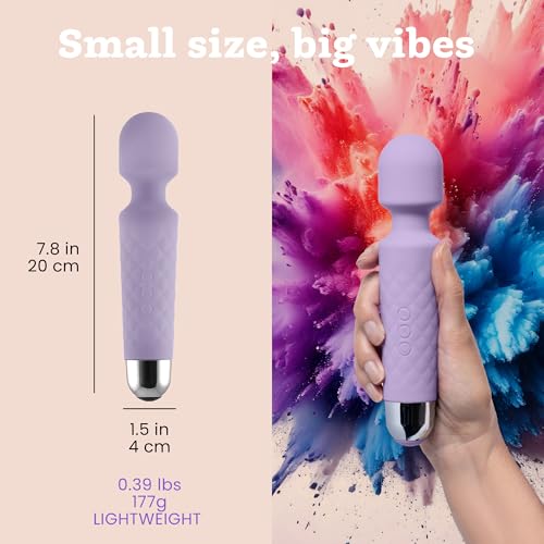 Image of Oliver James Wand Vibrator Sex Toy - 20 Patterns 8 Speeds Long Battery Life