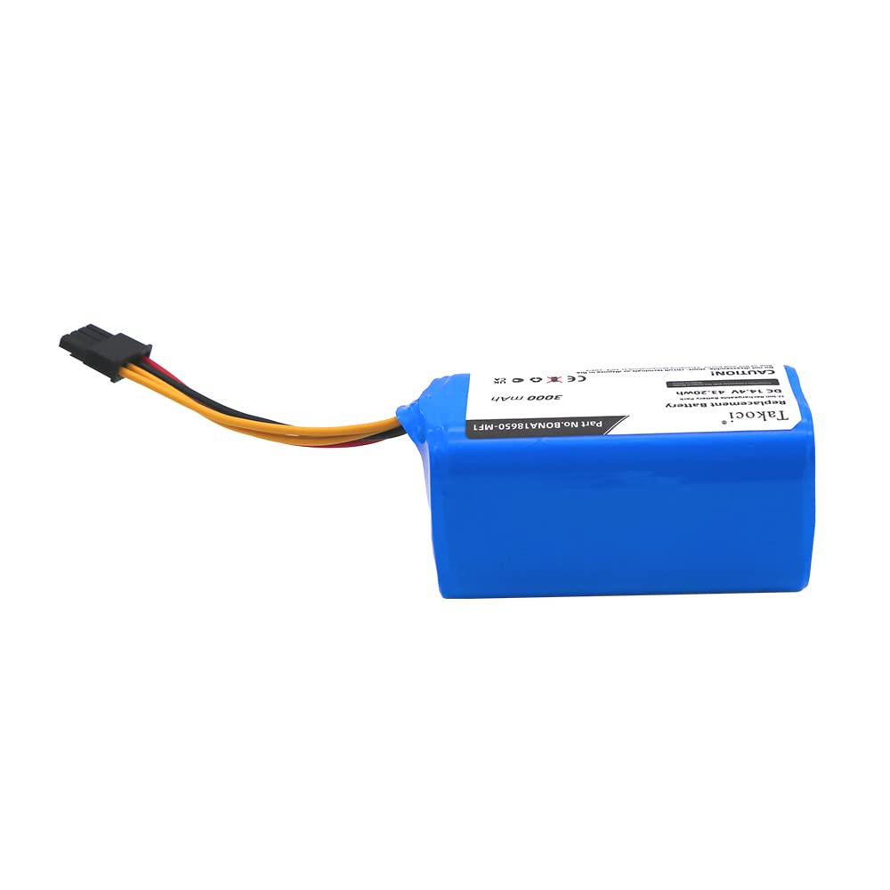 Batteria sostituisce BLAUPUNKT 6.60.40.04-0, 6.60.40.05-0 per robot aspiratore - 3000mAh 14,8V Li-Ion | 888402659