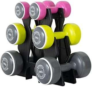 Body Sculpture BW108T Smart Dumbbell Tower | 1.5KG, 3KG & 5KG Sets Included