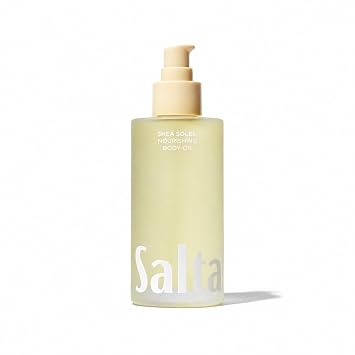 Saltair Body Oil Silky After Shower and Bath Dry Oil for Women and Men Non-Greasy, Well-Absorbing Moisturizer for Hydrating Dry Skin Shea Soleil 4oz