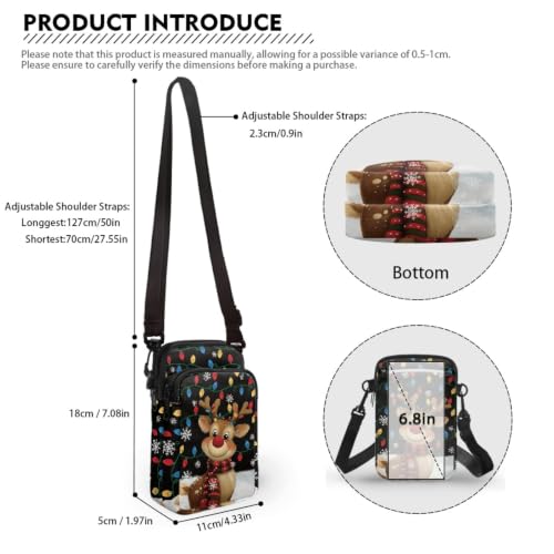Image of Xpyiqun Small Crossbody Bag Women Phone Purses Sling Shoulder Handbag Cross Body Pouch Wallet Bags