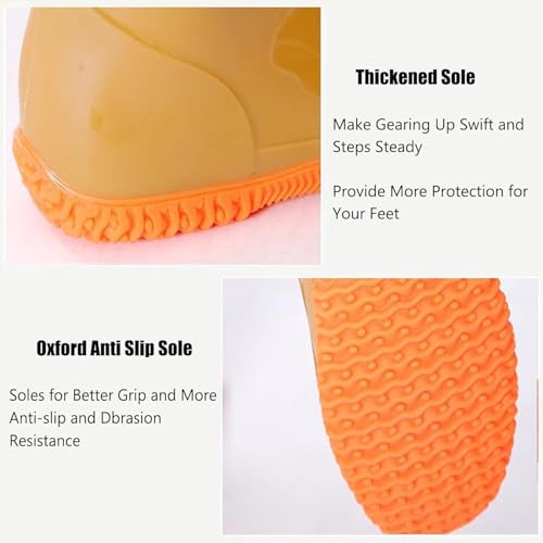 Botas de pesca impermeables botas de vadeo cómodas de PVC para hombre mujer 7