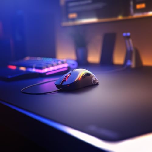 Image of GLORIOUS Model D- (Minus) Wired Gaming Mouse - 61g Superlight Honeycomb Design, RGB, Ergonomic, Pixart 3360 Sensor, Omron Switches, PTFE Feet, 6 Buttons - Matte Black