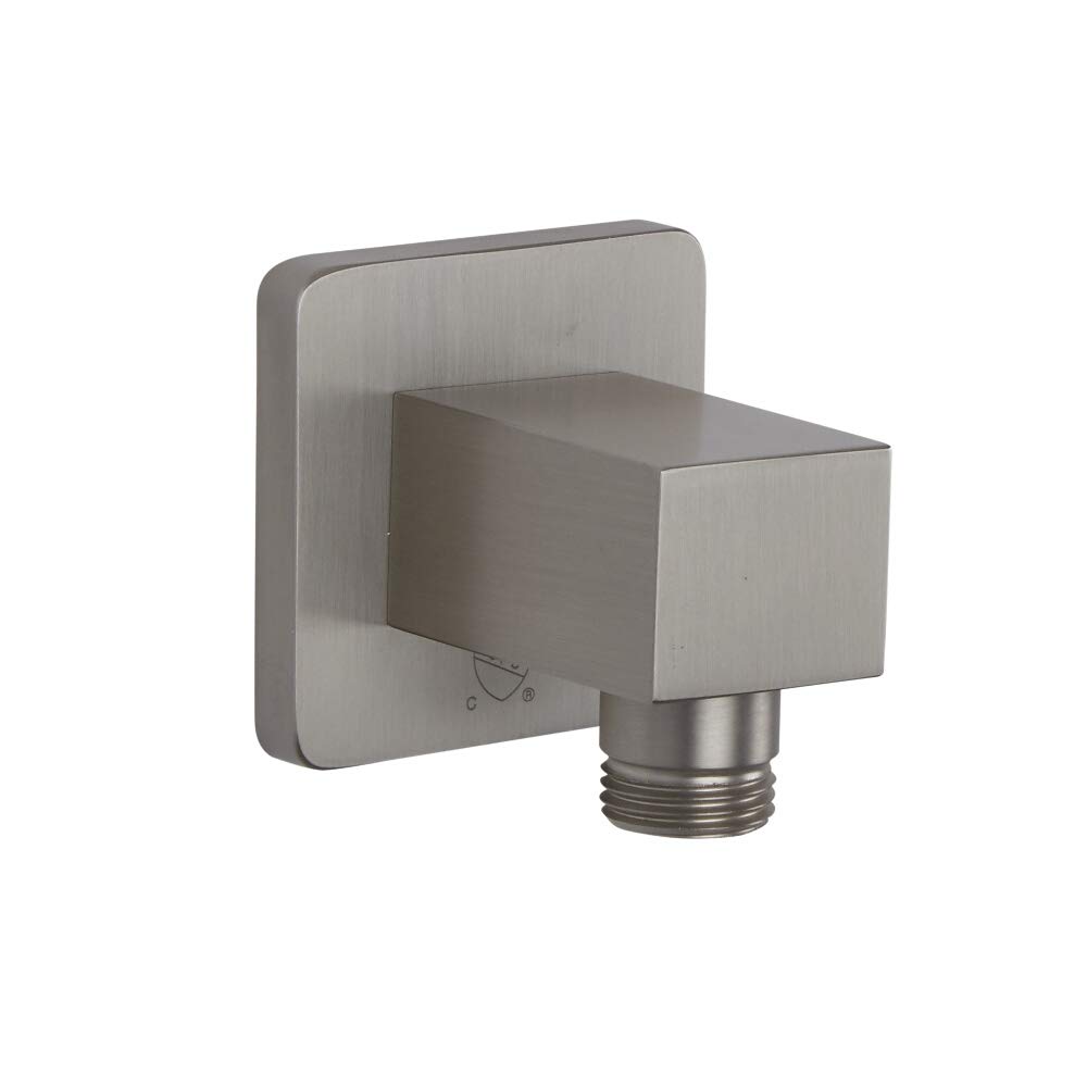 Milano Hunston Square Hand Shower Handset Outlet Bracket - Brushed Nickel