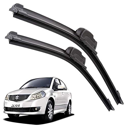 Image of Euro Care Windshield Car Wiper Blades Compatibility With Maruti Suzuki SX4 (Model : 2012-2017) - Set of 2Pc (D-26,P-14)
