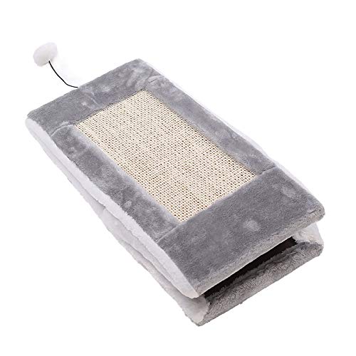 Chat à gratter lit couvert durable nid grattoir pliable 50cm