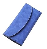 Retro Blue Women Cash/Karten-Mappe/Geldbeutel/Schutz