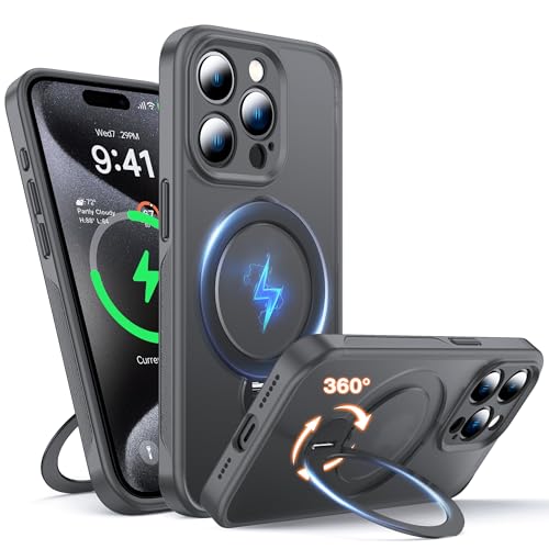 Support magnétique iPhone 15 Pro Max pour vidéo et voiture