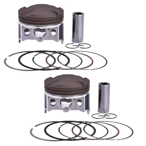 62mm ピストンリングキット 300 250 250R EX300 EX250 ABS エンジンと互換性あり 13001-0091 13001-0742 13008-0032 13008-0047 EX300ADF モデルに適合(2 Whole Sets