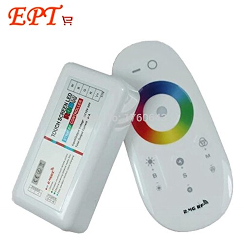 Buy Generic Wall Mounted LED controller Touch pannel RGB controller 12V24V 18A Wireless 2.4G