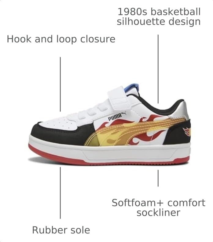 Image of PUMA, Unisex-Child Caven 2.0 Hot Wheels Ac+ Inf