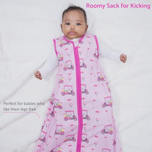 Image of LollyBanks Sleep Sack, 100% Cotton Neutral Baby Sacks, 0.5 TOG Sleep Sacks Lightweight with 2-Way Zipper