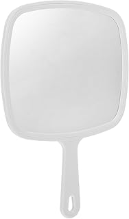 Salon Barber Handheld Mirror Handheld Mirror Portable Mirror Vanity Mirror Outdoor Mirror Handheld Mirror Portable Makeup Mirror Handle Mirror Hand Mirror Hairdressing Hand Mirror