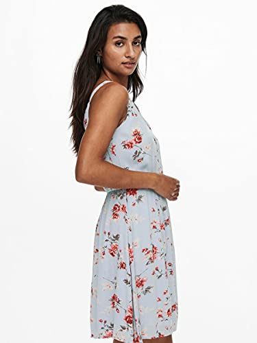 ONLY ONLKARMEN S/L Short Dress AOP WVN NOOS – Ansicht 6